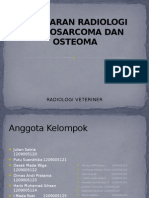 Gambaran Radiologi Osteosarcoma Dan Osteoma