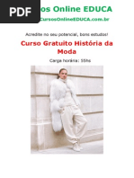 Curso Historia Da Moda