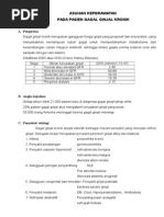 Asuhan Keperawatan Pada Pasien Gagal Ginjal Kronik