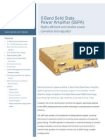 X-Band Solid State Power Amplifier (SSPA)