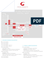 Plan Hotela - Hotel Croatia - Excelsa Hotels, Cavtat - Dubrovnik, Croatia