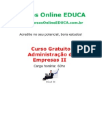 Curso Administracao de Empresas II