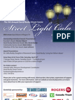 Street Light Gala: The 5th Annual David Busby Street Centre