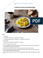 Creamy Scrambled Eggs