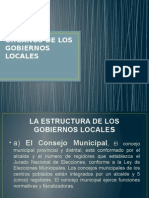 Organos de Los Gobiernos Locales