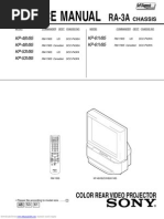 tv de proyección sony model kp_53v85