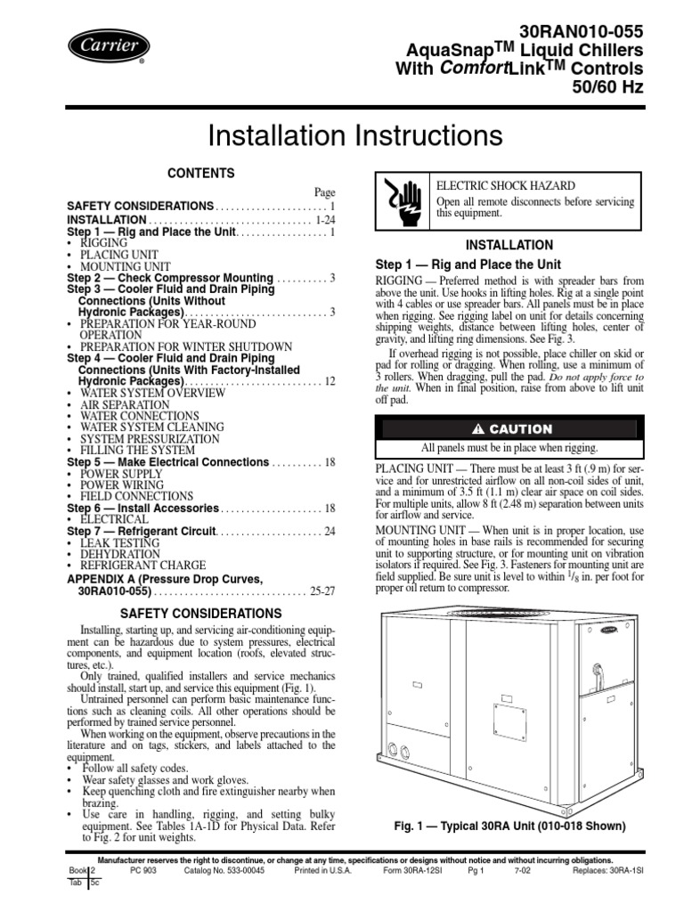 Manual Installation 30ra 200