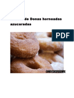 Donas Horneadas Azucaradas