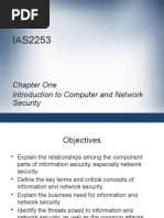 CHP 1 - Introduction To Computer and Network Security