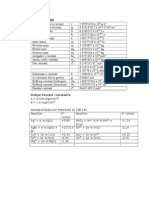 Physical Constants