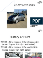 Hybrid Electric Vehicles: Chethanraj.D 1 Sem, Caid M.Tech