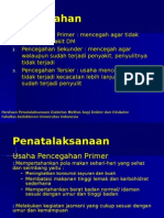 Cara Pencegahan dan Penatalaksanaan DM