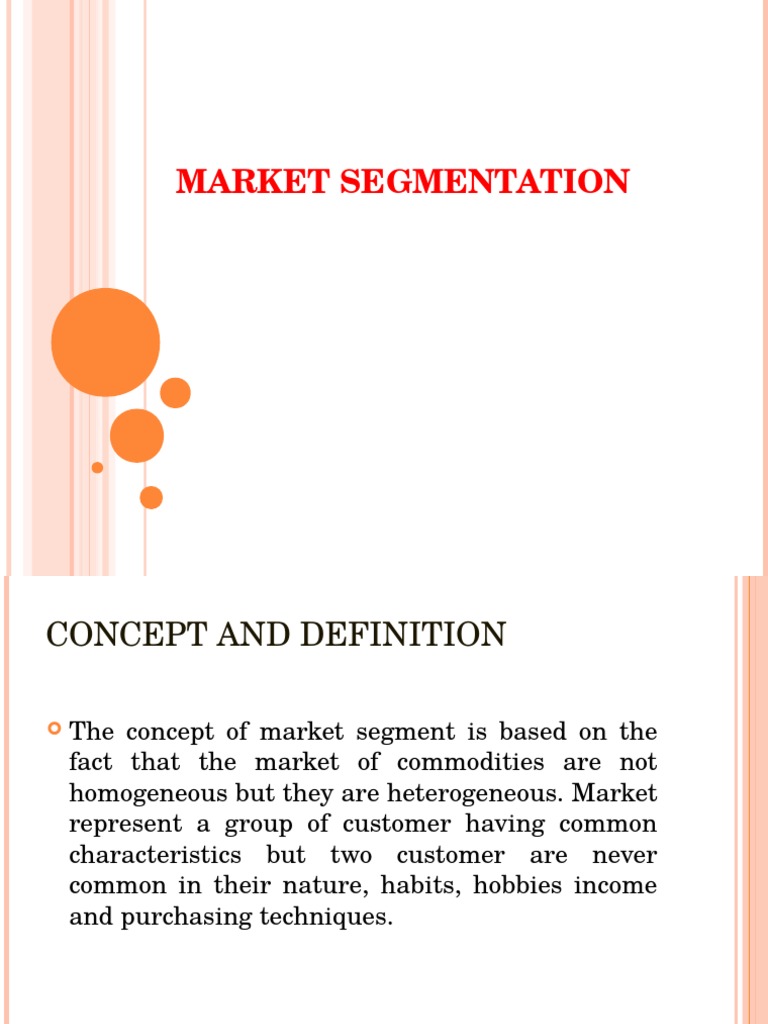 Understanding Market Segmentation Strategies | PDF | Market ...