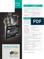 Schedule of Charges 2016(Platinum )