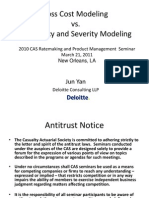 2012 RPM - Loss Cost Modeling vs FS Modeling