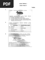 Topik 1 Ujian Topikal Sains Tahun 4