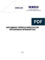 Diplomado de Ortodoncia Interceptiva