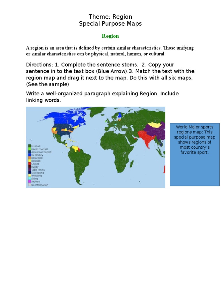 Theme: Region Special Purpose Maps | PDF