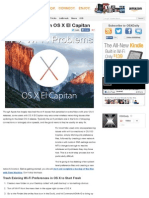 Fixing Wi-Fi Issues in OS X El Capitan