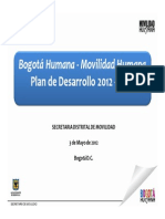 Presentacin Plan de Desarrollo Sector de Movilidad 4193