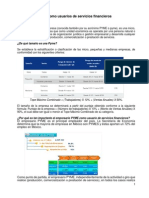 Empresario PYME Como Usuarios de Servicios Financieros