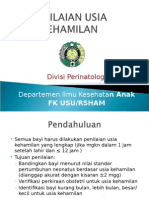 K - 7 Penilaian Usia Gestasi (Ilmu Kesehatan Anak)