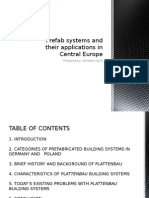 Prefab Systems and Their Applications in Central Europe