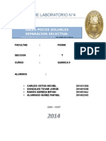 Informe 4 Quimica II