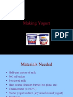 Making Yogurt