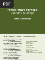 Análise Cantiga Amigo