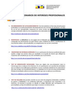 Cuestionarios de Intereses Profesionales PDF