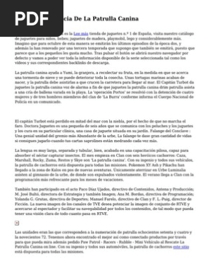torre vigilancia patrulla canina