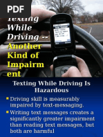 Texting and Driving Safety Presentation