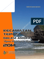 Kecamatan Tepus Dalam Angka 2014