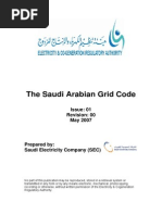 Saudi Arabian Grid Code