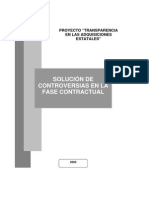 Proyecto de Ley de Solucion de Controversias Fase Contract