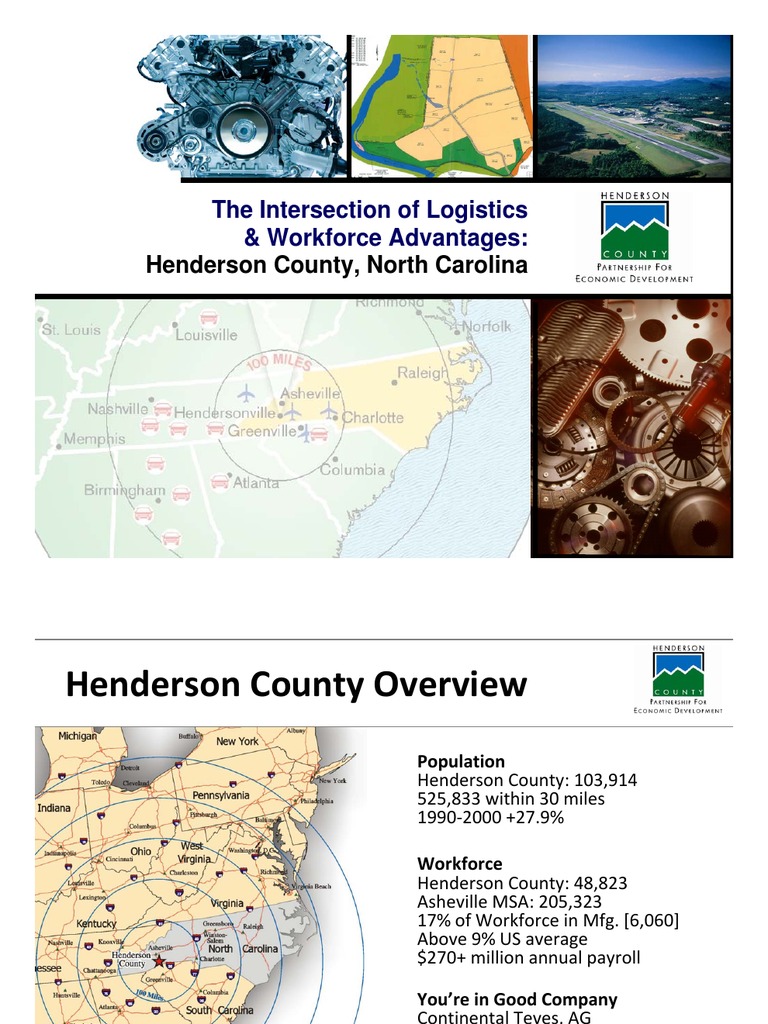 Henderson County Automotive Sector Overview PDF North Carolina Taxes