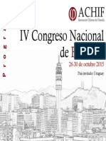 PROGRAMA IV Congreso Nacional de Filosofia ACHIF
