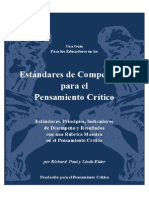 Estándares de Pensamiento Crítico