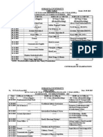 Timetables 10152105