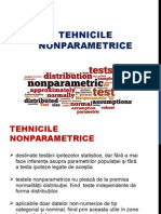 Tehnicile Nonparametrice