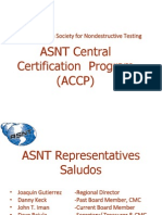 ASNT Central Certification Program (ACCP) overview