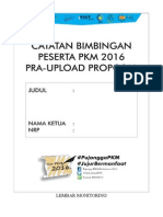 Catatan Bimbingan PKMP