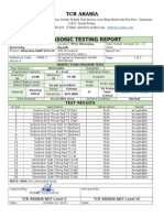 Ultrasonic Testing Report