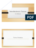 Introduction To Vectors Final