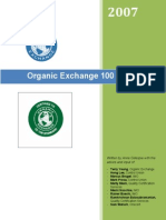 Organic Exchange 100 Standard: Written by Anne Gillespie With The Advice and Input of