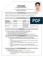 Nouman Shabbir: Curriculum Vitae