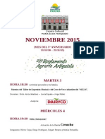 Programa Noviembre 2015