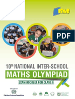 10th National ISMO Class 8 Question Paper With Solutions
