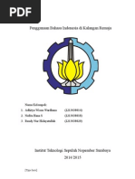 Download Penggunaan Bahasa Indonesia Di Kalangan Remaja by Anonymous GITSxhZ SN288094322 doc pdf